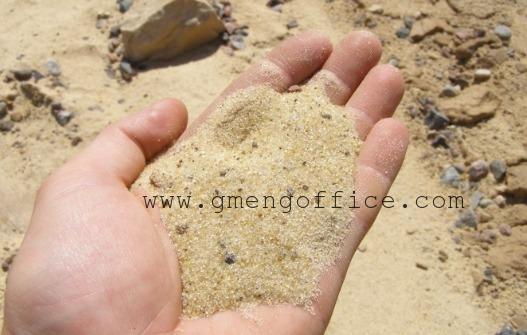 انواع الرمل المستخدم في الخرسانة